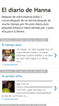 Mobile Screenshot of eldiariodehanna2008.blogspot.com