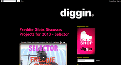 Desktop Screenshot of digginshop.blogspot.com