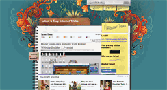 Desktop Screenshot of latesteasyinternettricks.blogspot.com