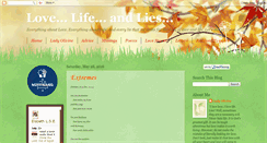 Desktop Screenshot of love-life-lies.blogspot.com