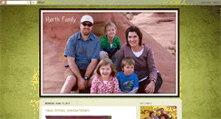 Desktop Screenshot of hjorthfamily.blogspot.com