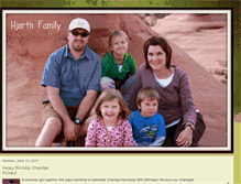 Tablet Screenshot of hjorthfamily.blogspot.com