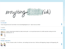 Tablet Screenshot of everythingdesignish.blogspot.com