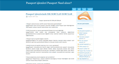 Desktop Screenshot of pasaportislemleri.blogspot.com