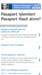 Mobile Screenshot of pasaportislemleri.blogspot.com