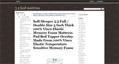 Desktop Screenshot of 34bedmattresschoices.blogspot.com