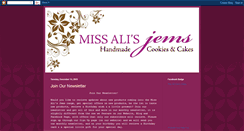Desktop Screenshot of missalisjemscakes.blogspot.com