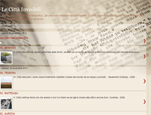 Tablet Screenshot of invisibili-citta.blogspot.com