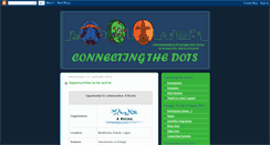 Desktop Screenshot of connectingdots2009.blogspot.com