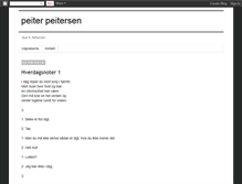 Tablet Screenshot of peitersen.blogspot.com