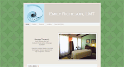 Desktop Screenshot of massagetherapybyemily.blogspot.com