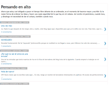 Tablet Screenshot of pensando-en-alto.blogspot.com