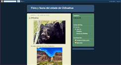 Desktop Screenshot of fkorayfaunadelestadodechihuahua.blogspot.com