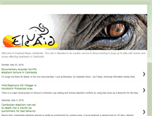 Tablet Screenshot of elephantscambodia.blogspot.com