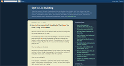 Desktop Screenshot of list-building.blogspot.com