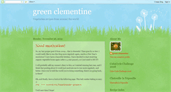 Desktop Screenshot of green-clementine.blogspot.com