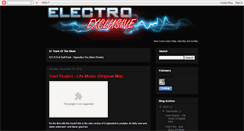 Desktop Screenshot of electroexclusive.blogspot.com