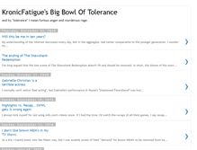 Tablet Screenshot of kronicfatigue.blogspot.com