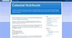 Desktop Screenshot of celestialnutrifoods.blogspot.com