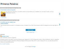 Tablet Screenshot of blogprimeraspalabras.blogspot.com