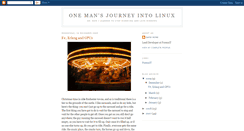 Desktop Screenshot of onemansjourneyintolinux.blogspot.com