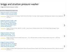 Tablet Screenshot of best-briggsandstrattonpressurewashers.blogspot.com