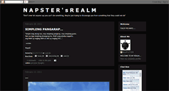 Desktop Screenshot of napstersrealm.blogspot.com