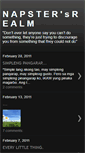 Mobile Screenshot of napstersrealm.blogspot.com