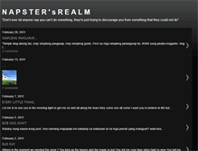 Tablet Screenshot of napstersrealm.blogspot.com