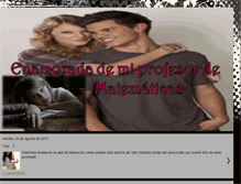 Tablet Screenshot of enamoradademiprofesordematemticas.blogspot.com