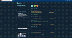 Desktop Screenshot of misslucyguerrero.blogspot.com