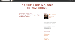 Desktop Screenshot of godancelikenooneiswatching.blogspot.com