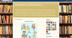 Desktop Screenshot of espacioliterario5.blogspot.com