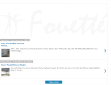 Tablet Screenshot of fouettedance.blogspot.com