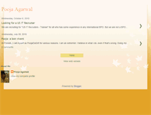 Tablet Screenshot of poojaagarwal11.blogspot.com