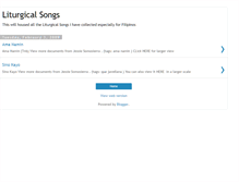 Tablet Screenshot of liturgicals.blogspot.com