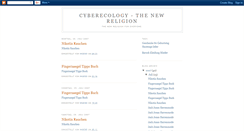 Desktop Screenshot of cyberecology.blogspot.com