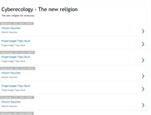 Tablet Screenshot of cyberecology.blogspot.com