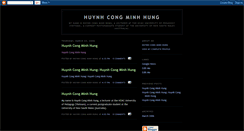 Desktop Screenshot of huynhcongminhhung.blogspot.com