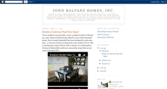 Desktop Screenshot of johnbalfanzhomes.blogspot.com