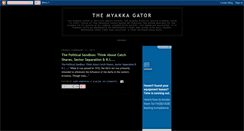 Desktop Screenshot of myakkagator.blogspot.com