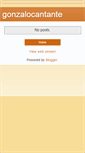Mobile Screenshot of gonzalocantante.blogspot.com