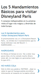 Mobile Screenshot of los5mandamientosdedisneylandparis.blogspot.com