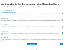 Tablet Screenshot of los5mandamientosdedisneylandparis.blogspot.com