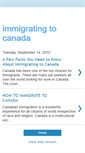 Mobile Screenshot of immigratingtocanadas.blogspot.com