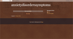Desktop Screenshot of anxietydisorderssymptoms.blogspot.com