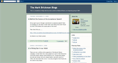 Desktop Screenshot of markbrickman.blogspot.com