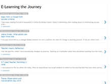 Tablet Screenshot of e-learningthejourney.blogspot.com