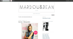 Desktop Screenshot of mardouanddean.blogspot.com