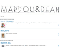 Tablet Screenshot of mardouanddean.blogspot.com